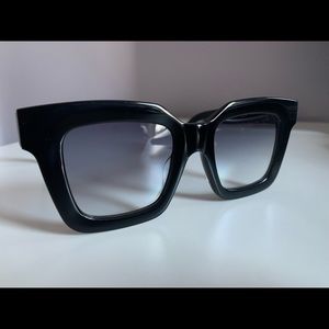 CELINE CL4S130 Black/Blue Gradient Sunglasses